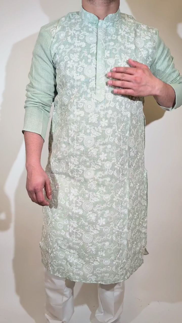 Seafoam Green Kurta