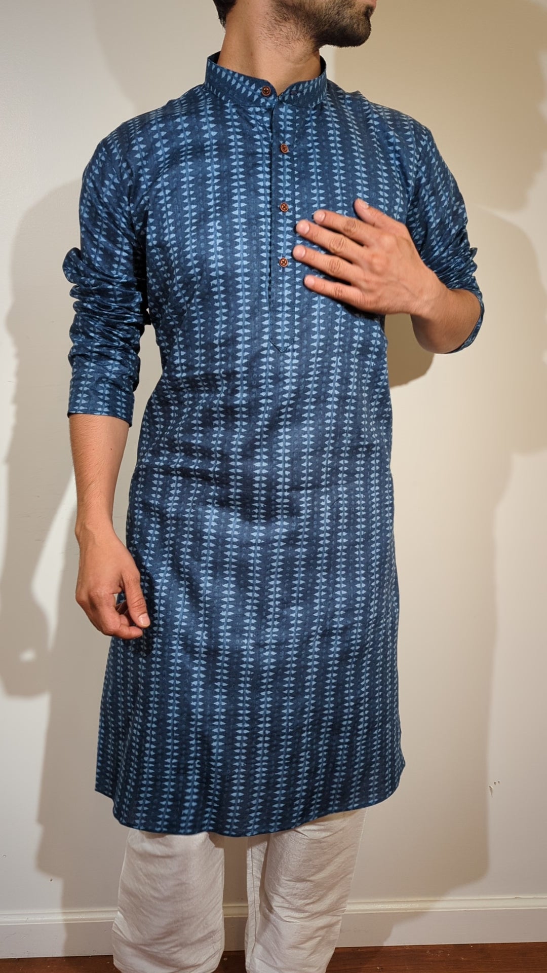 Dark Blue Fancy Kurta