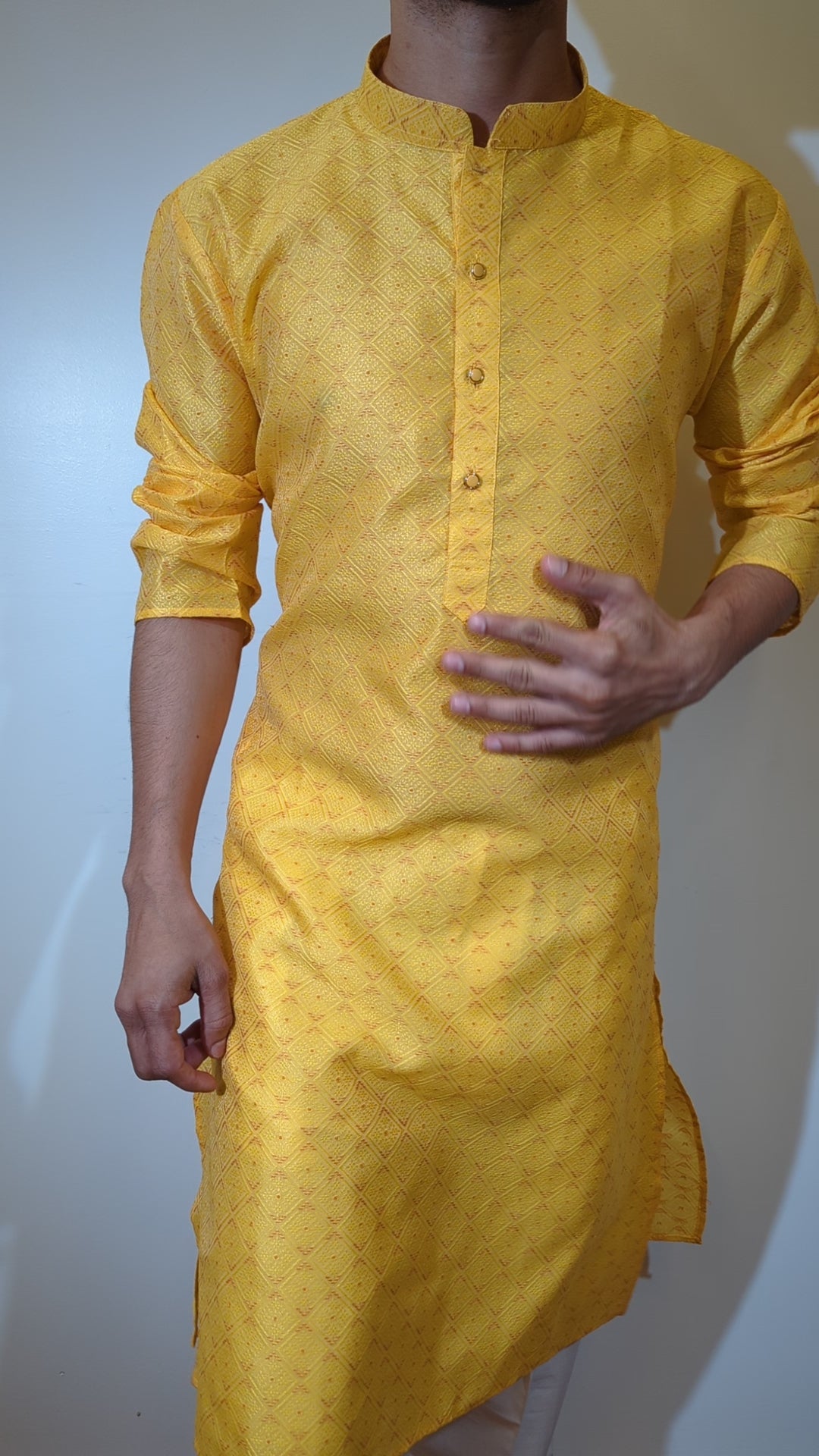 Yellow Fancy Kurta