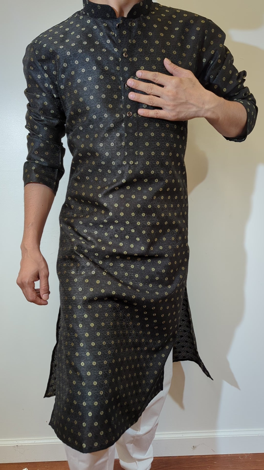 Black Fancy Kurta