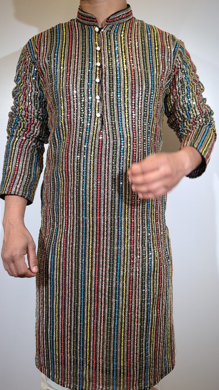 Black Fancy Kurta