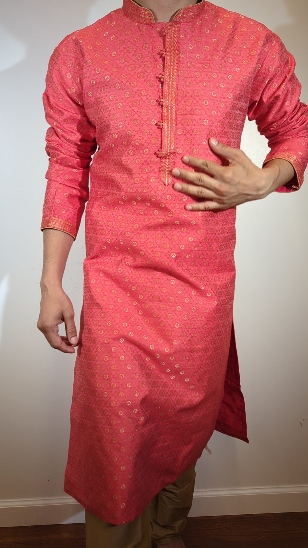 Dark Pink Fancy Kurta