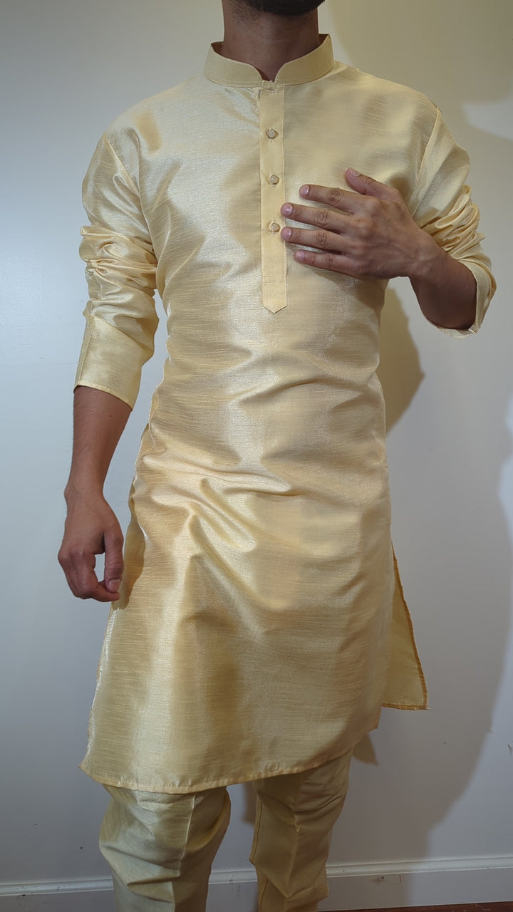 Light Golden Kurta