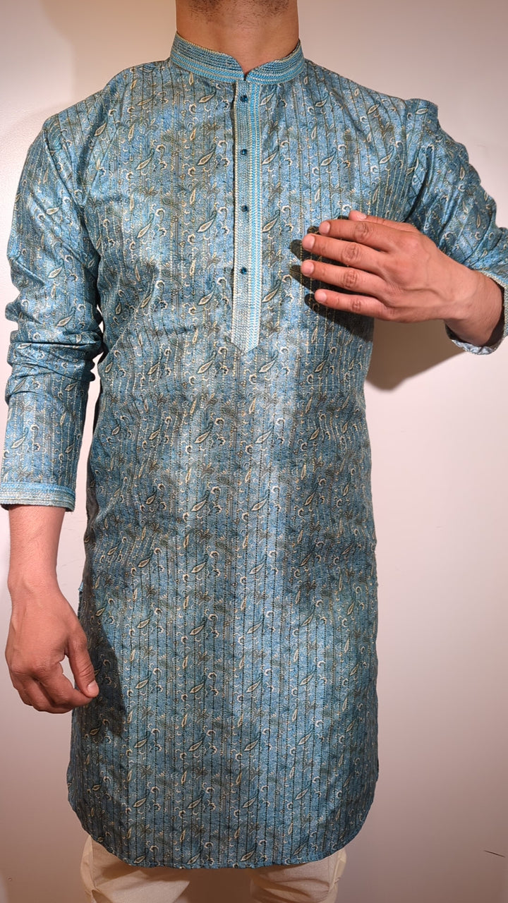 Seafoam Fancy Kurta