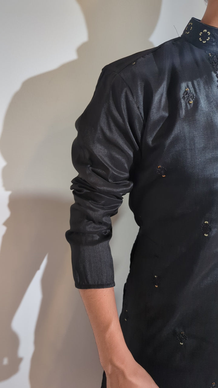 Black Fancy Kurta