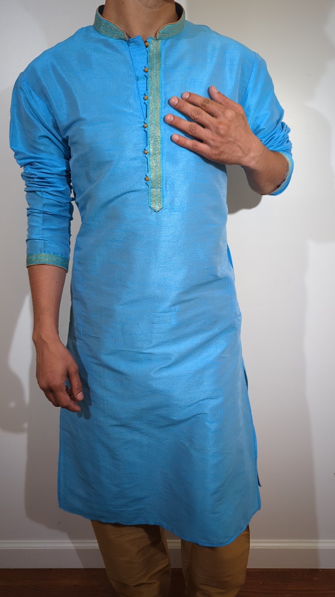 Sky Blue Fancy Kurta