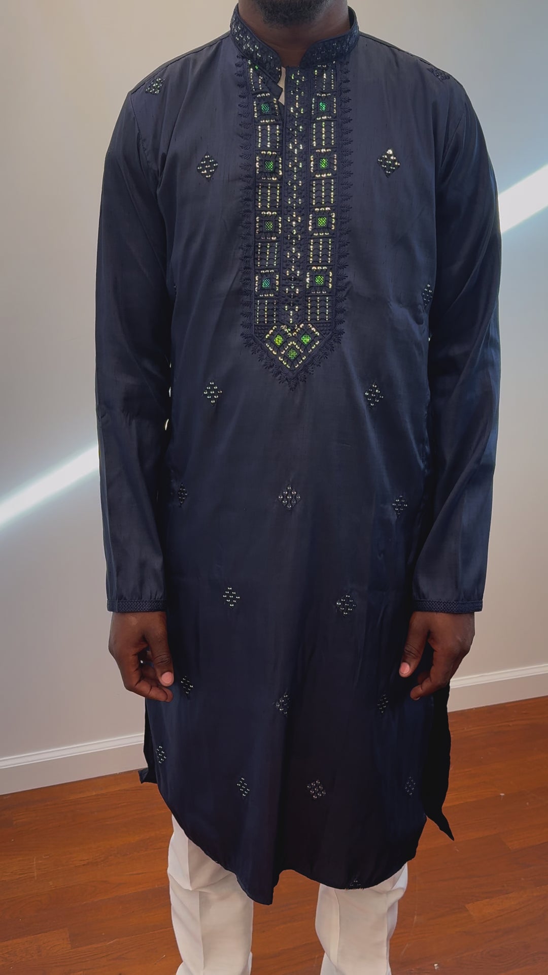 Navy Blue Fancy Kurta