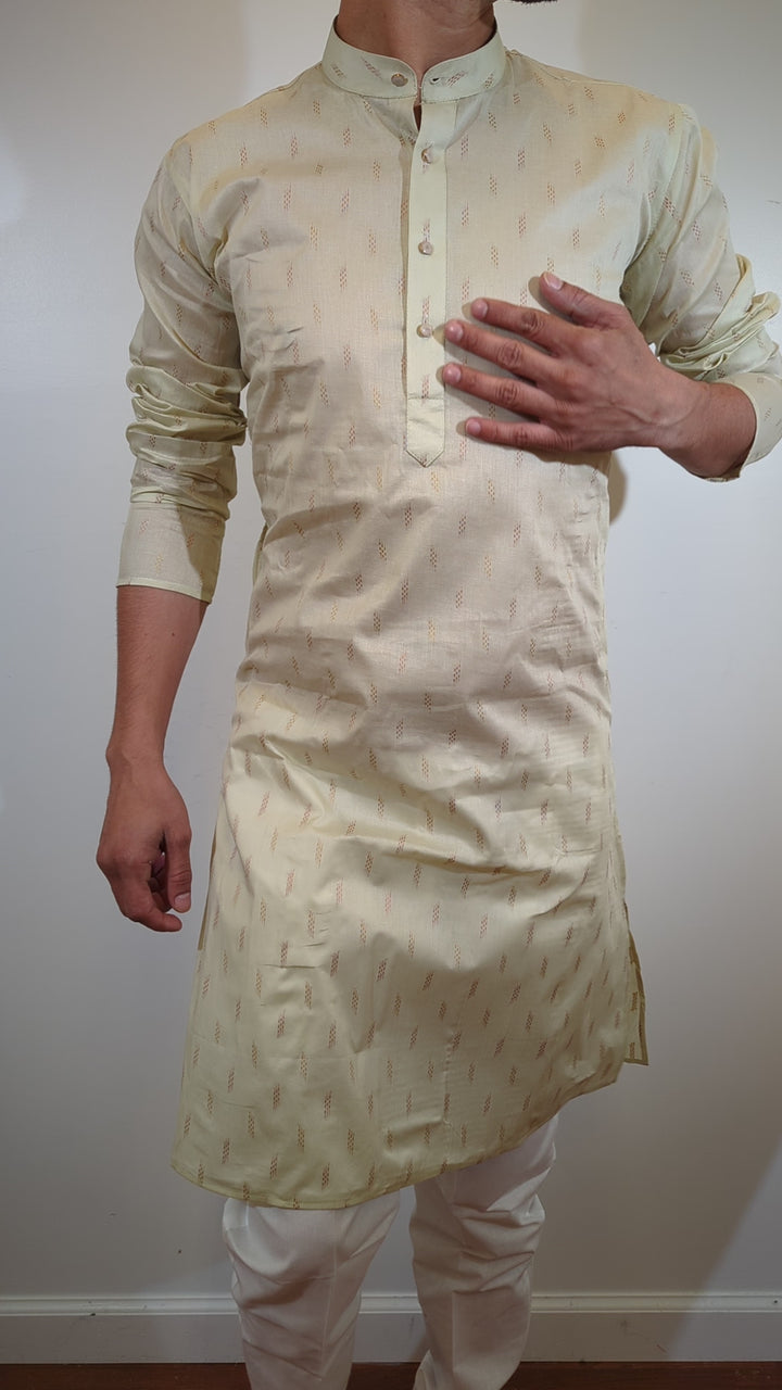 Cream Fancy Kurta