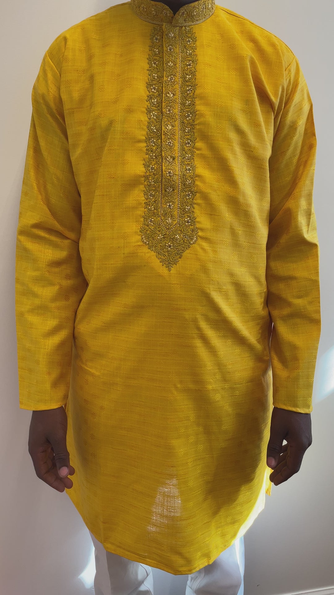 Yellow Fancy Kurta