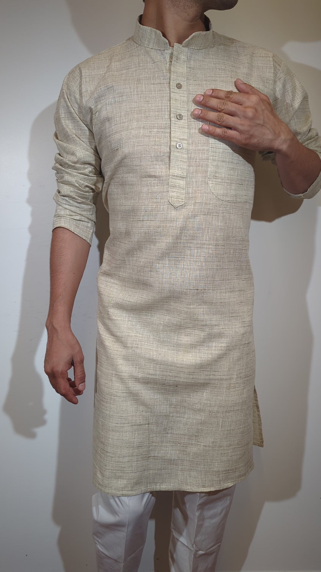 Plane Grey Kurta