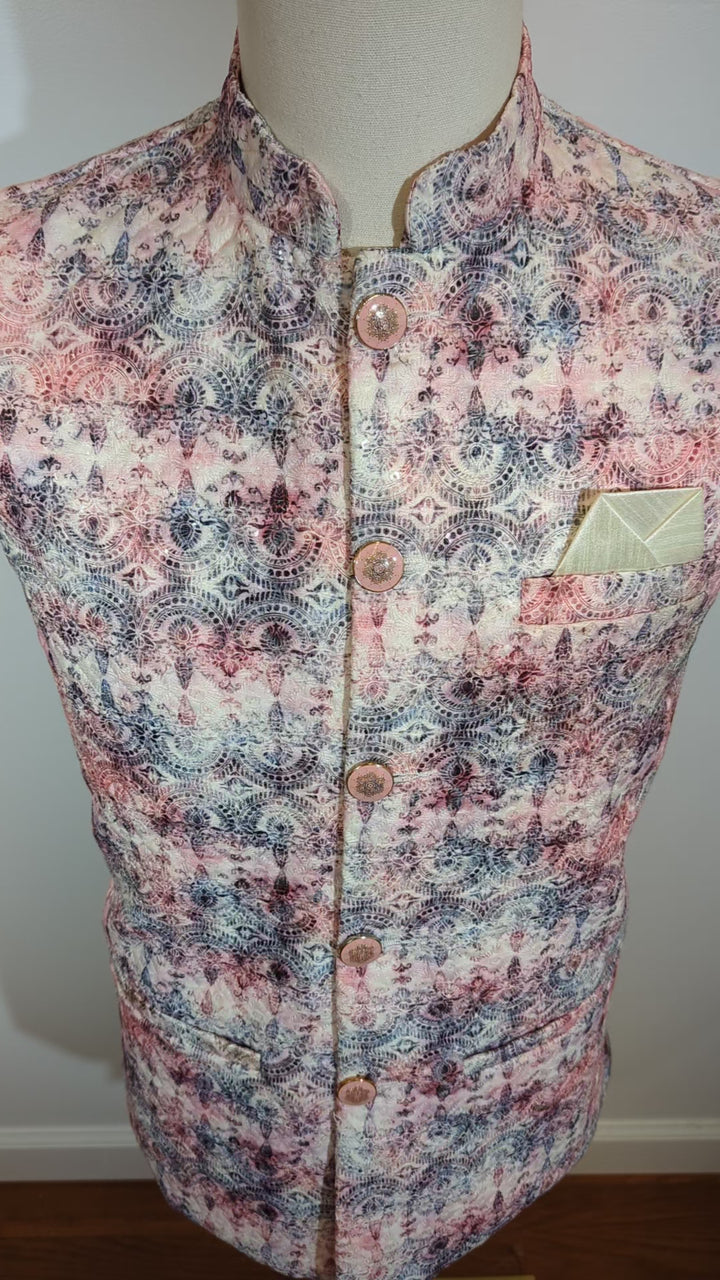 Multi Pink Fancy Vest