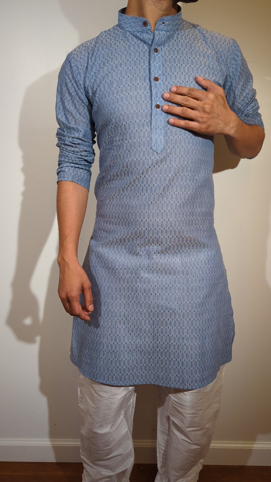 Light Blue Fancy Kurta