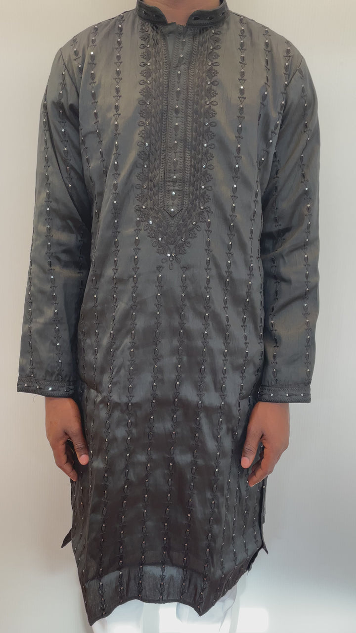 Black Fancy Kurta