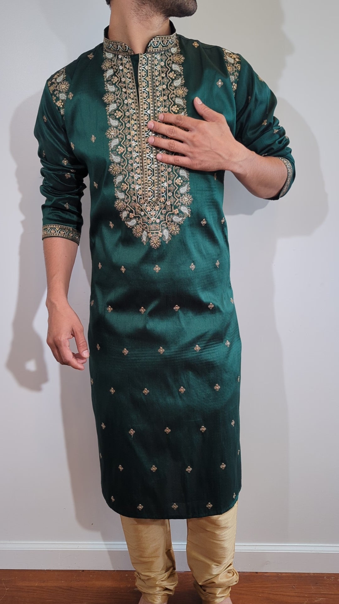 Dark Green Fancy Kurta