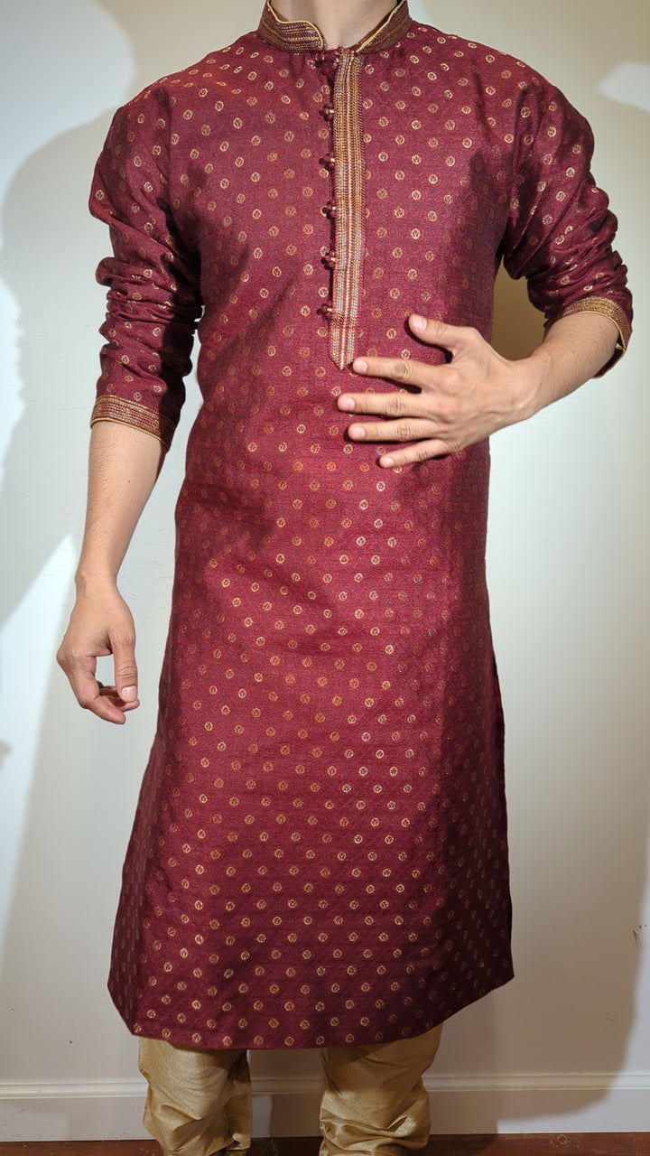 Wine Fancy Kurta