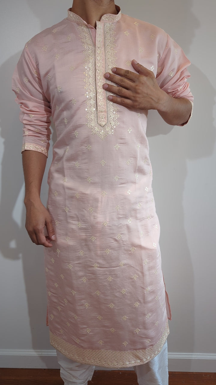 Light Pink Fancy Kurta