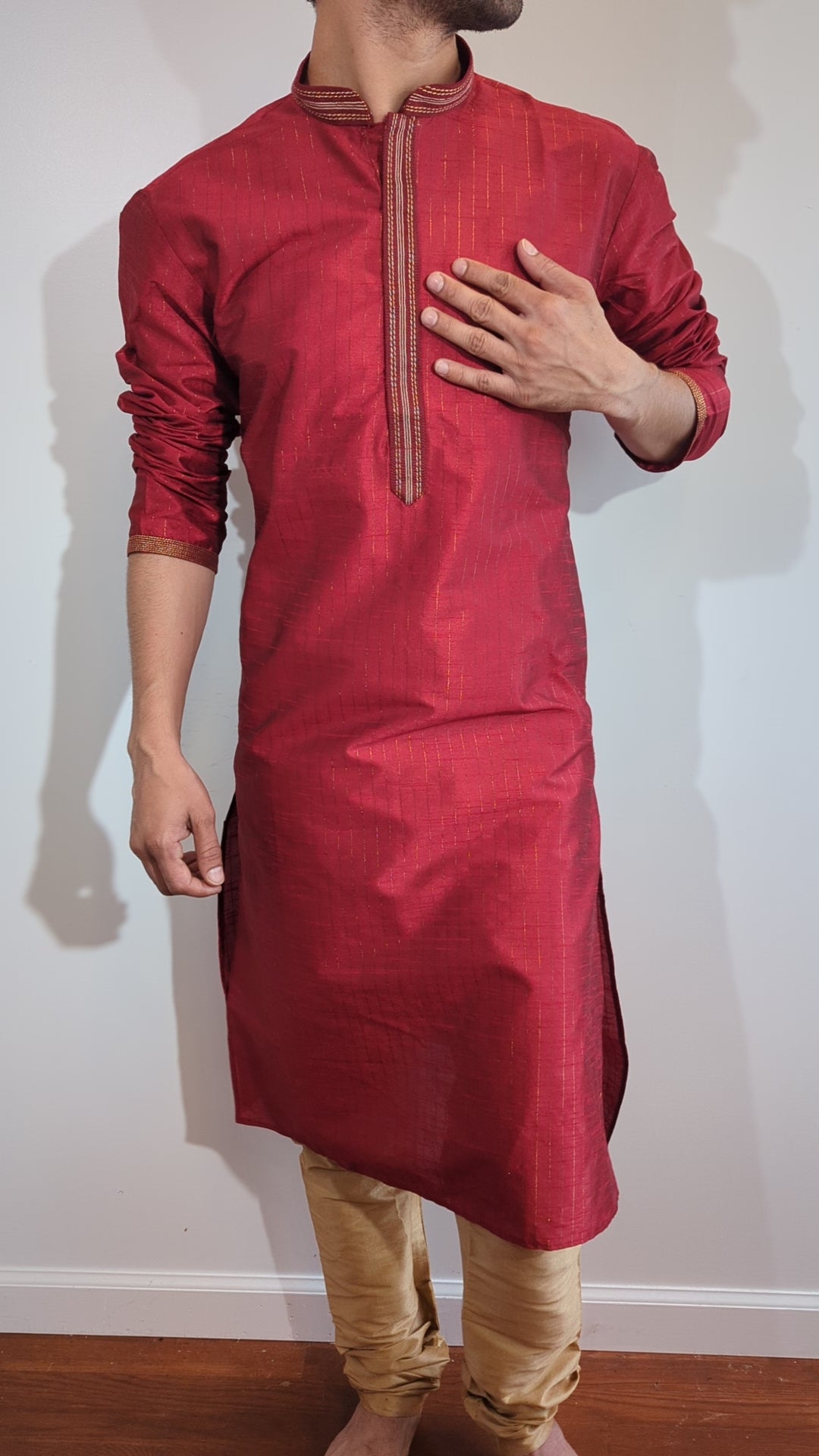 Red Fancy Kurta