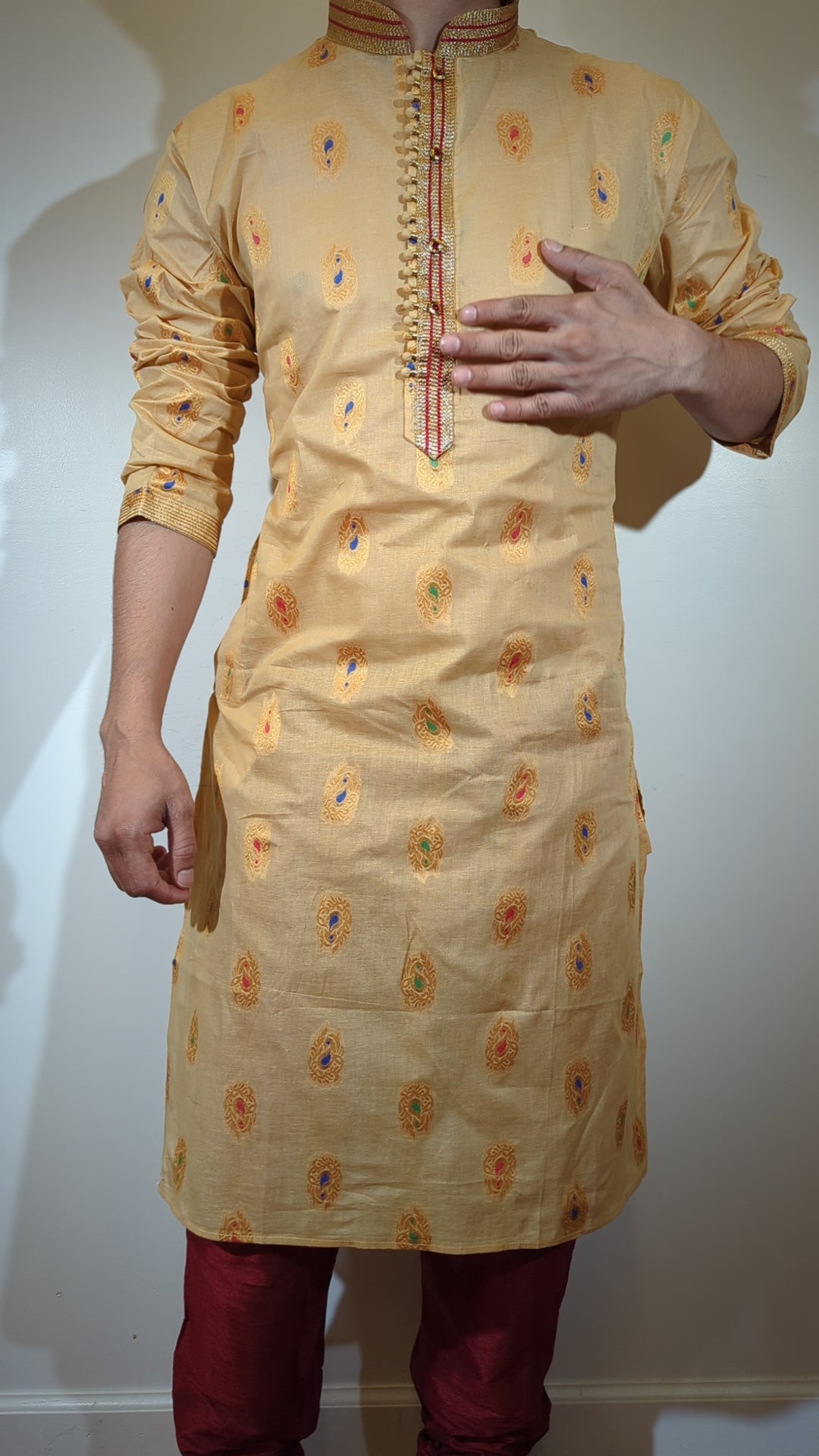 Brown Fancy Kurta