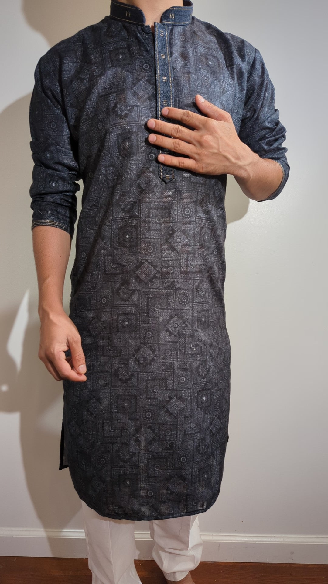 Black Fancy Kurta