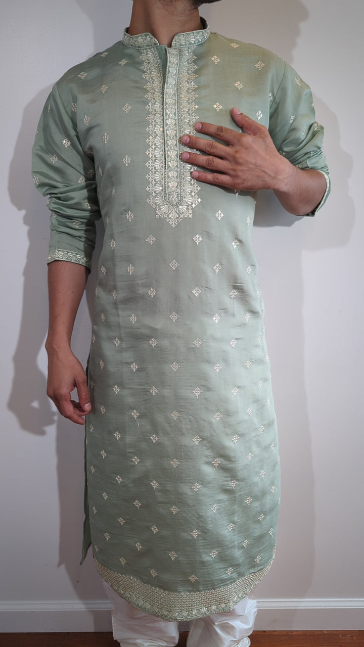 Mint Green Fancy Kurta