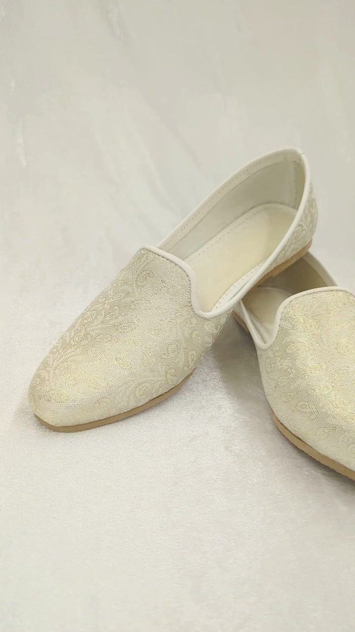 Ivory Gold Men's Jutti