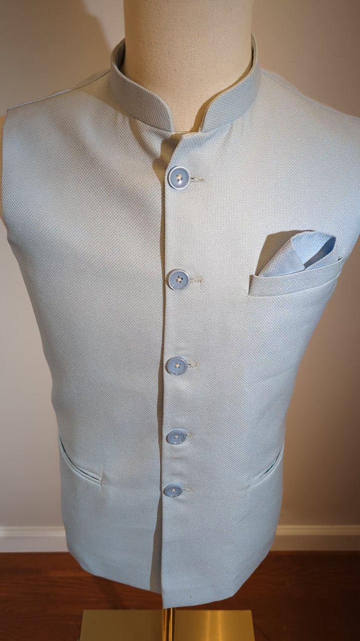 Light Blue Fancy Vest