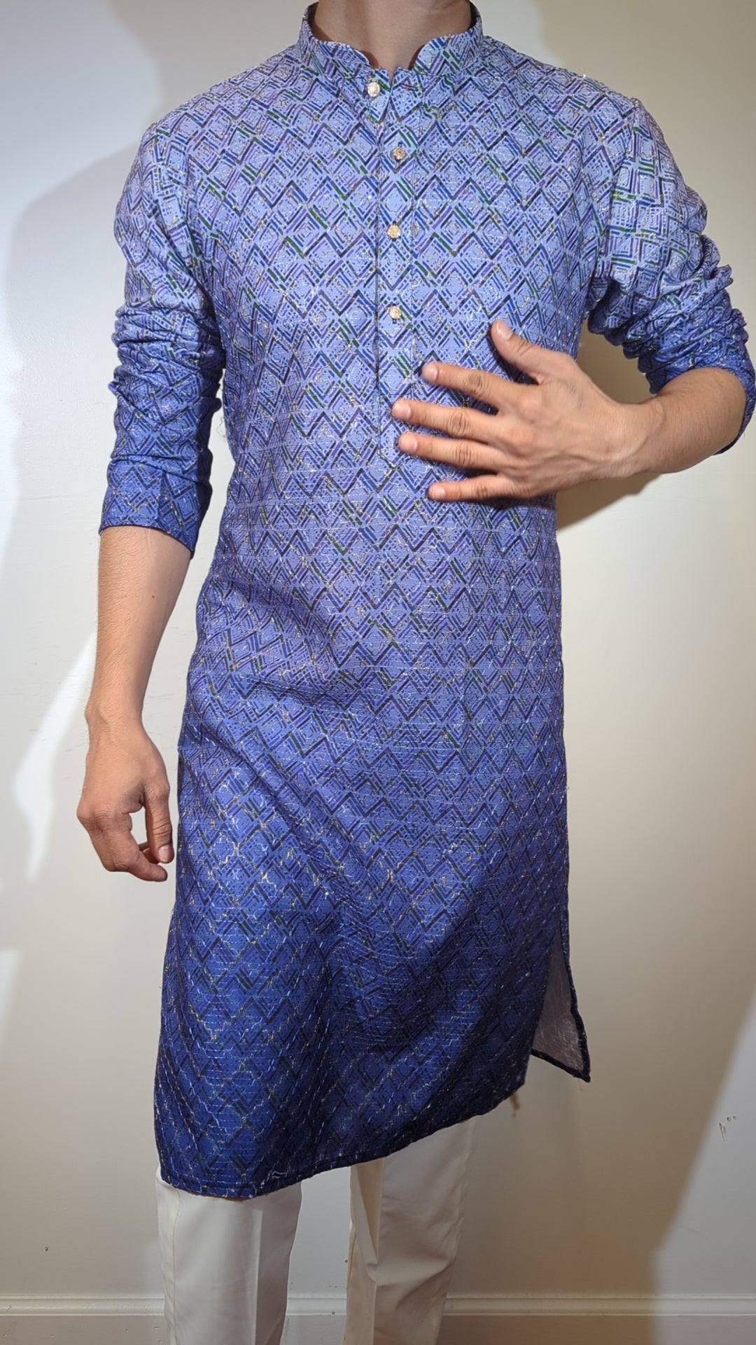 Multi Iris Fancy Kurta