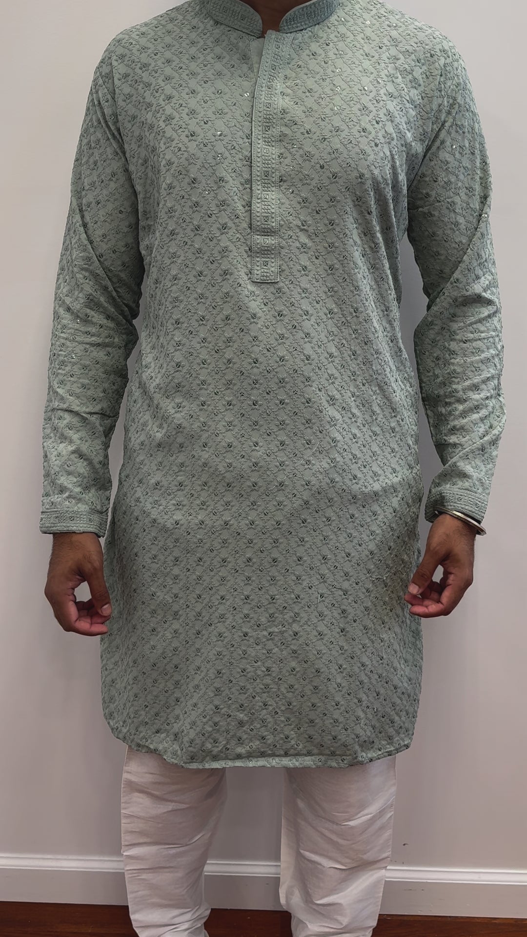 Light Green Chikankari Kurta