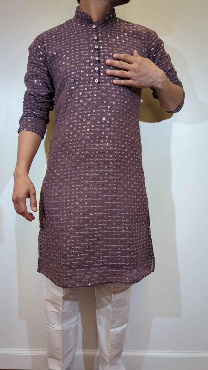 Purple Fancy Kurta