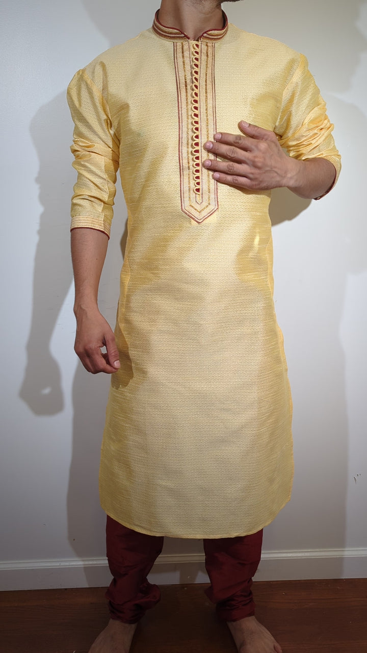 Golden Kurta Salwar