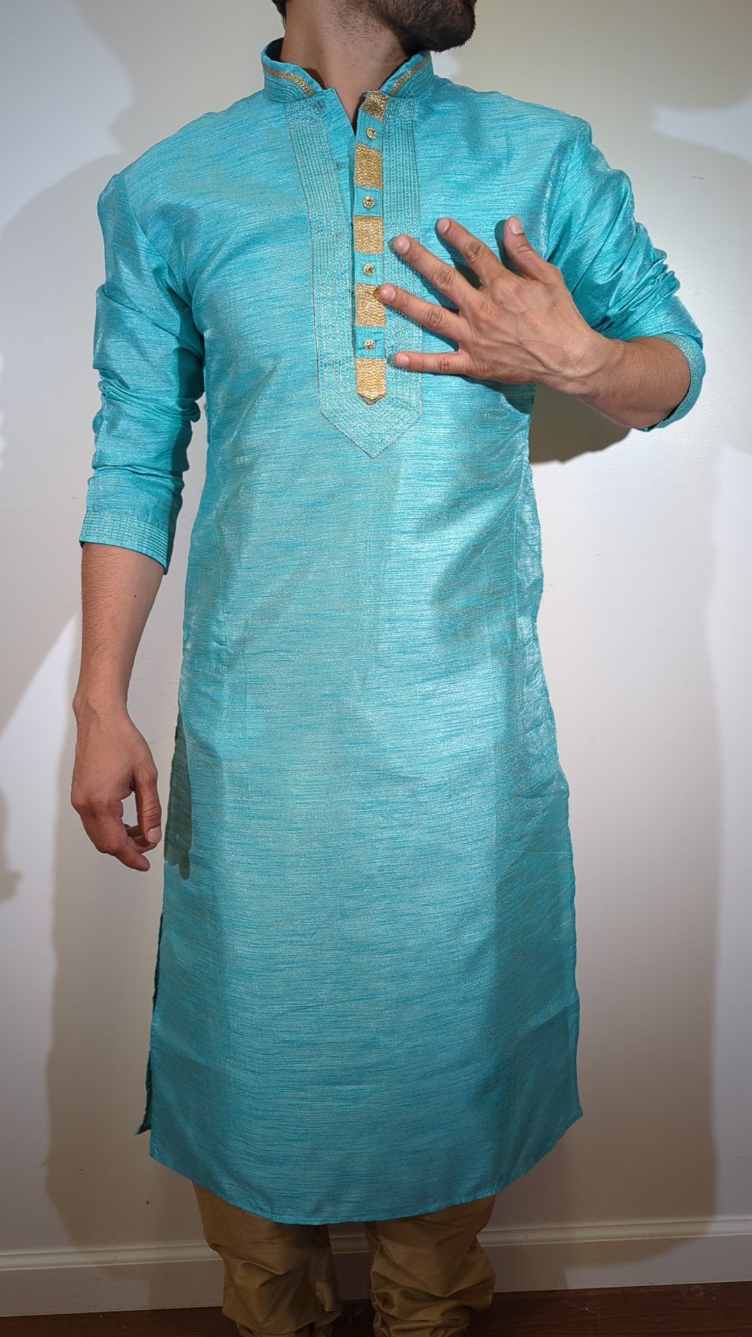 Light Blue Fancy Kurta