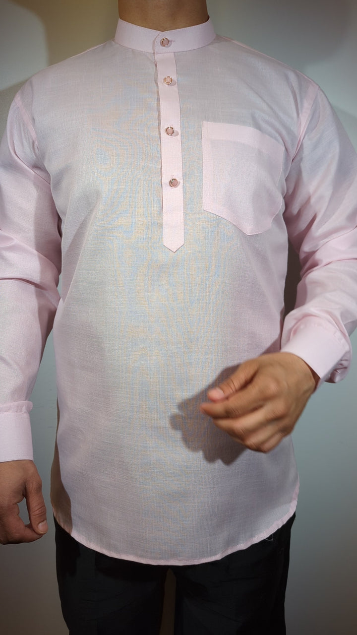 Light Pink Short Kurta