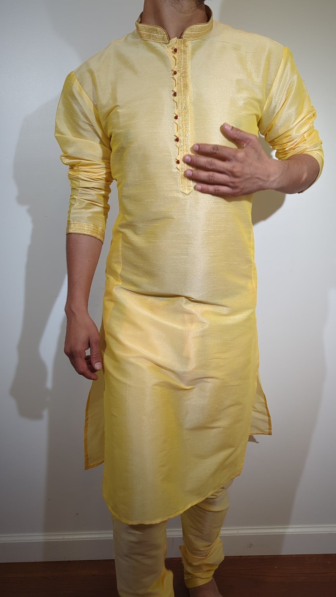 Light Yellow Kurta