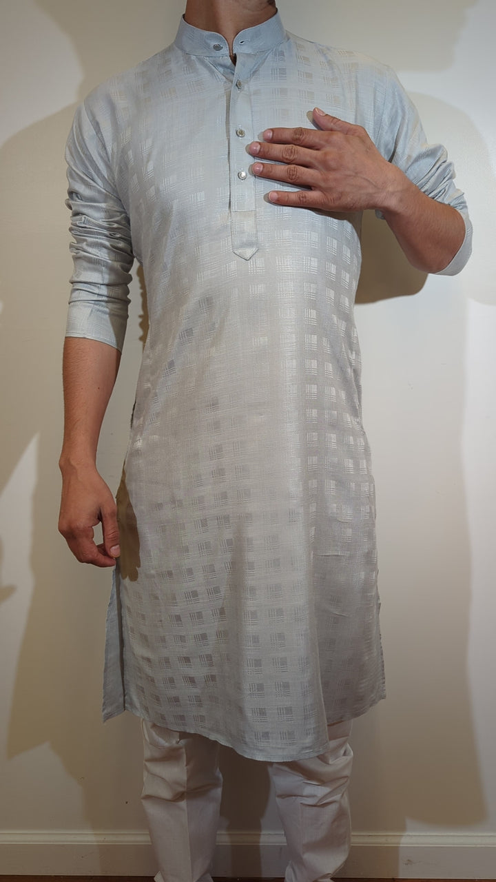 Light Grey Fancy Kurta