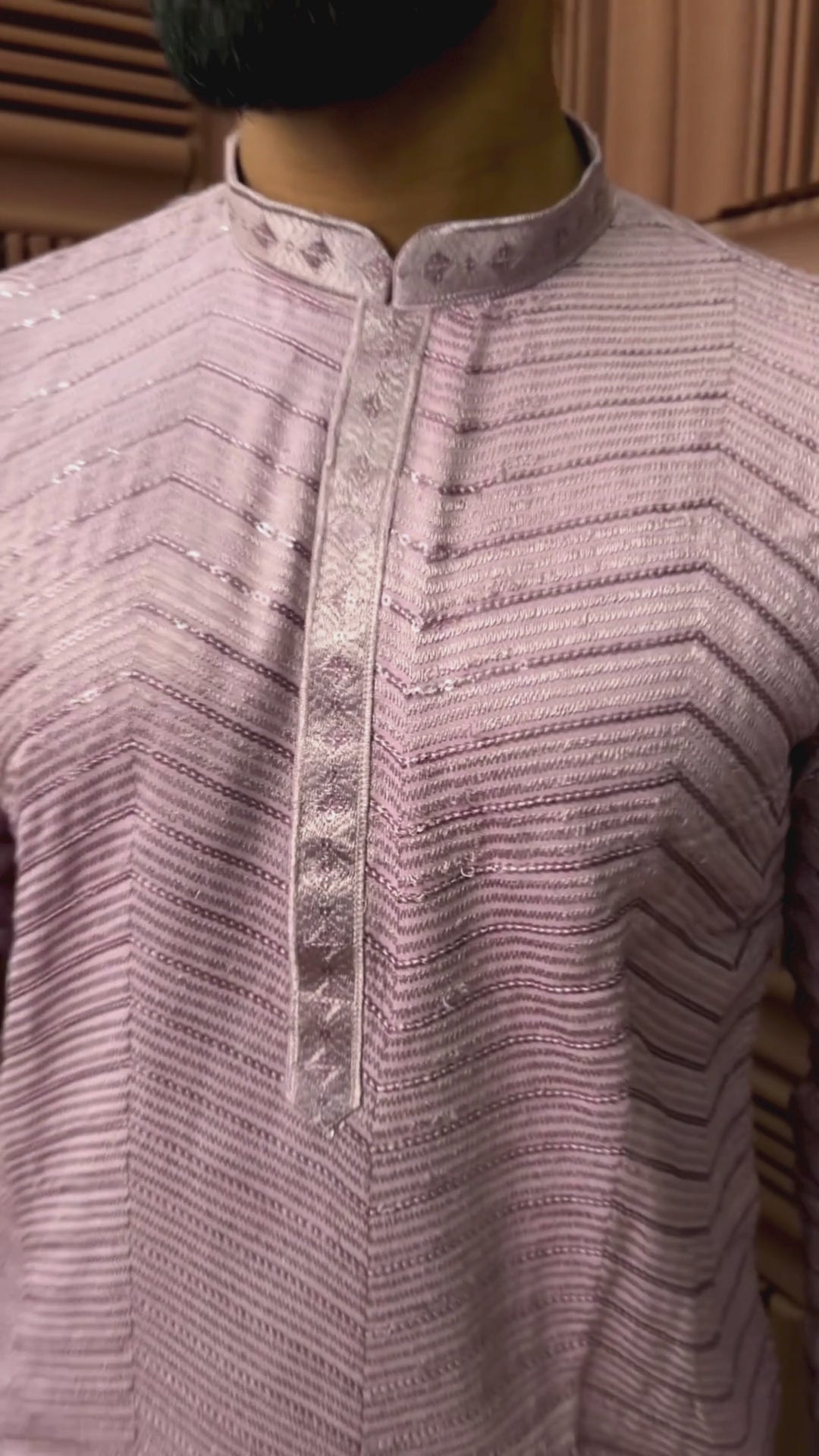 Lavender Sequence Kurta