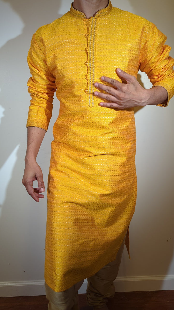 Yellow Fancy Kurta