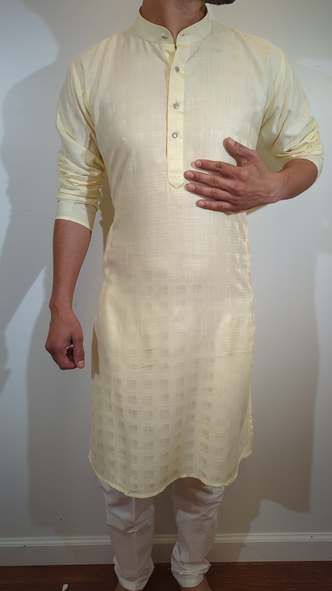 Light Yellow Kurta