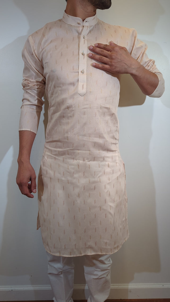 Light Peach Kurta