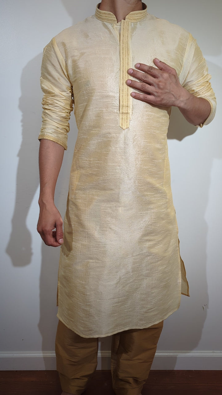 Cream Kurta Salwar