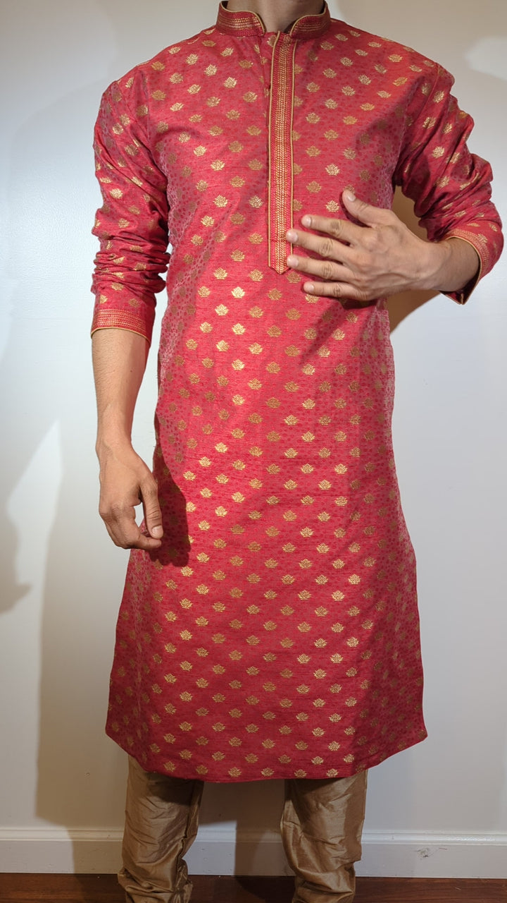 Red Fancy Kurta