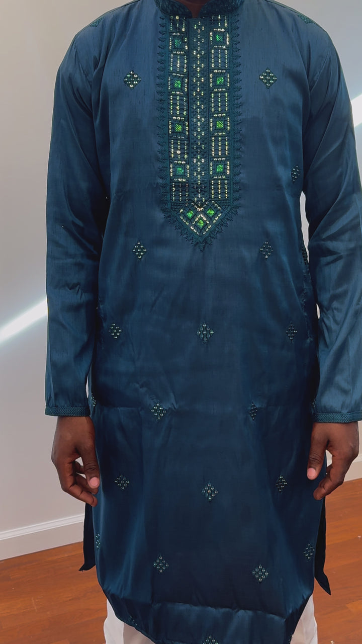 Dark Green Fancy Kurta