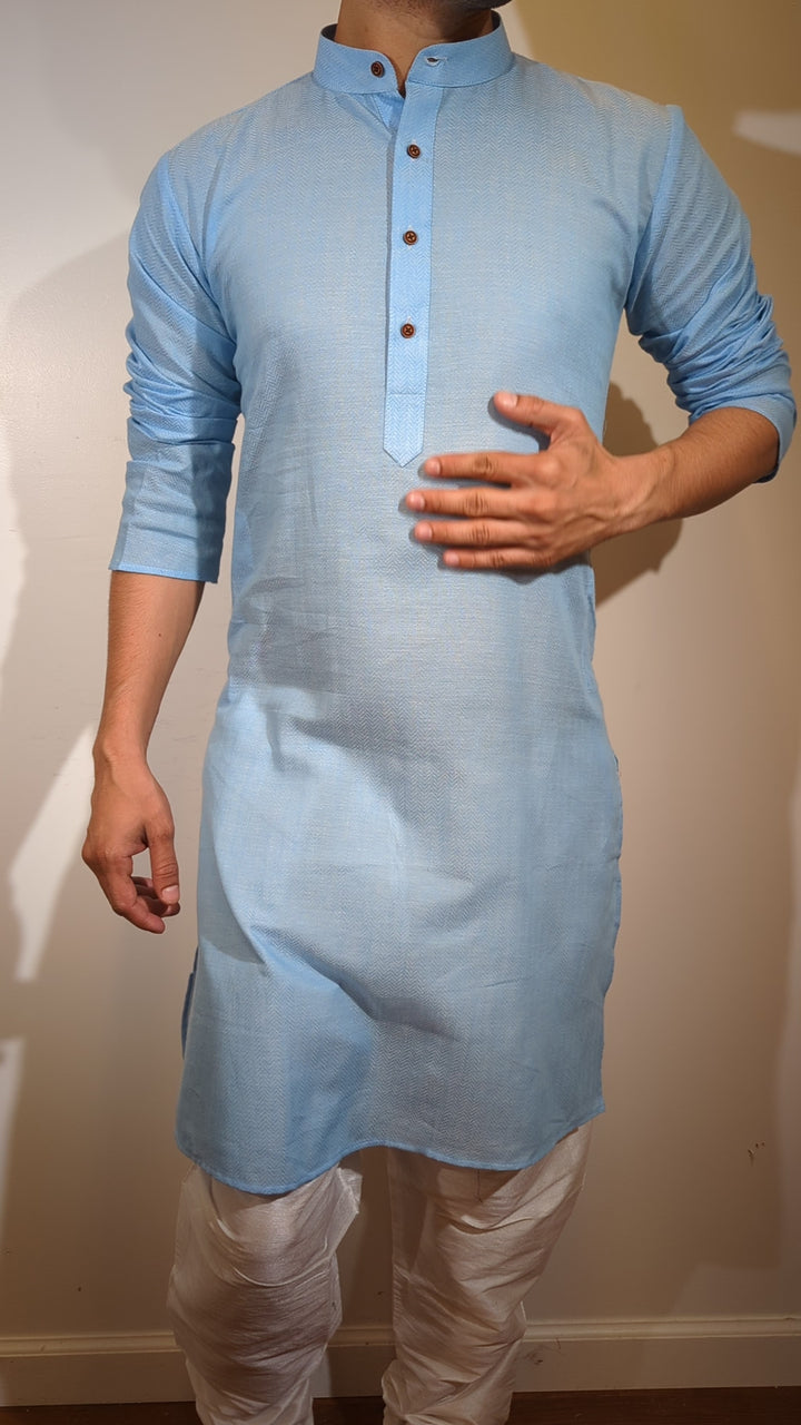 Sky Blue Fancy Kurta